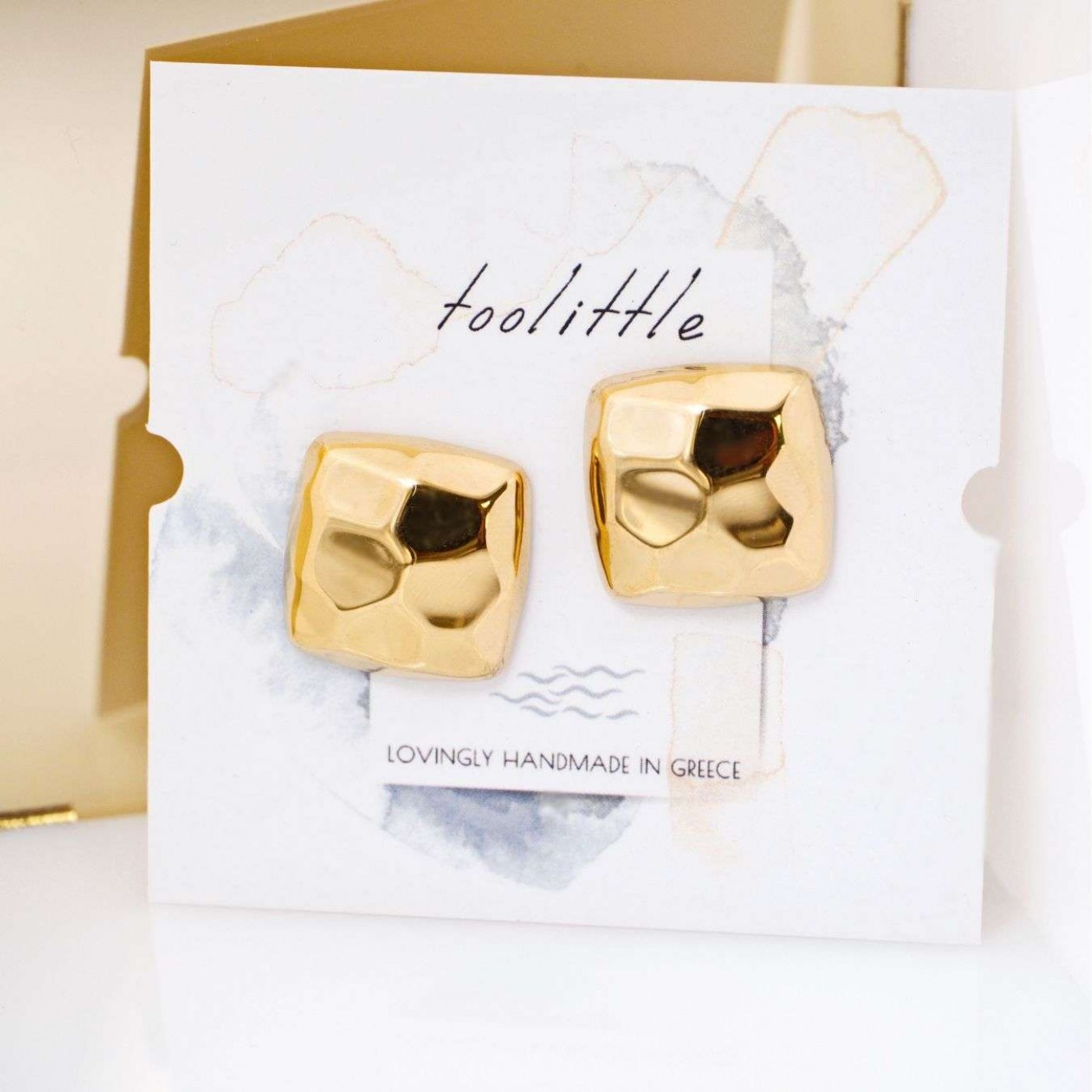 Steel Earrings – Timeless Elegance — Earrings from Toolittle — additional view 3
