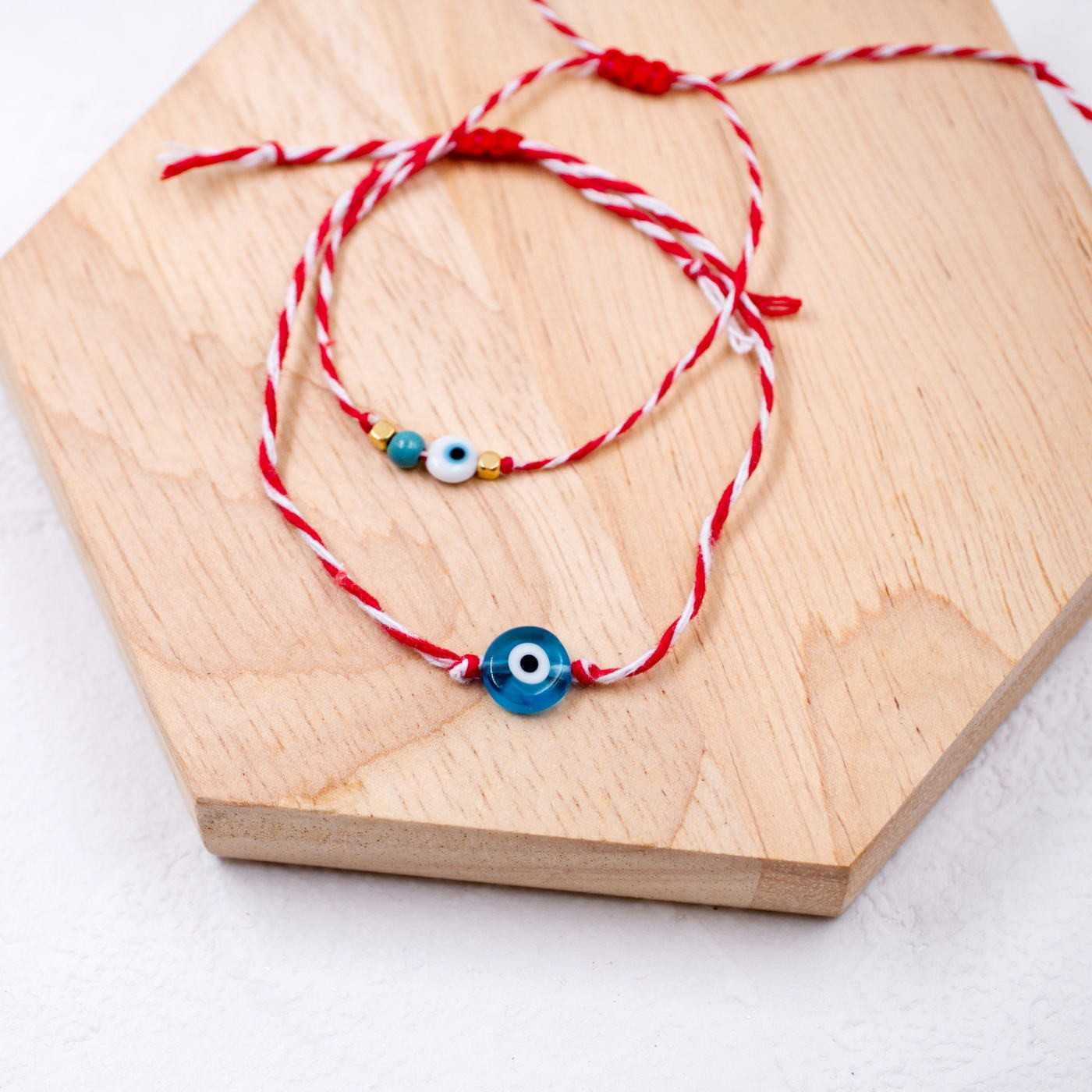 March Bracelets with Evil Eye for Couples — Bracelets from Toolittle — additional view 2
