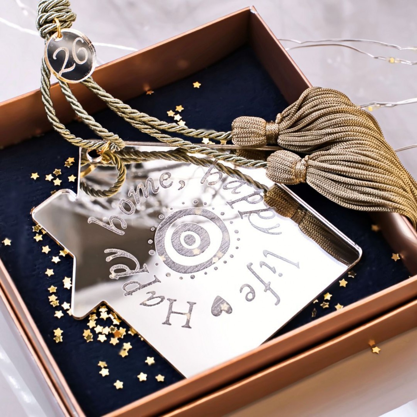2026 Silver Lucky Charm - House in a Gift Box — Pendants & charms from Toolittle — additional view 2