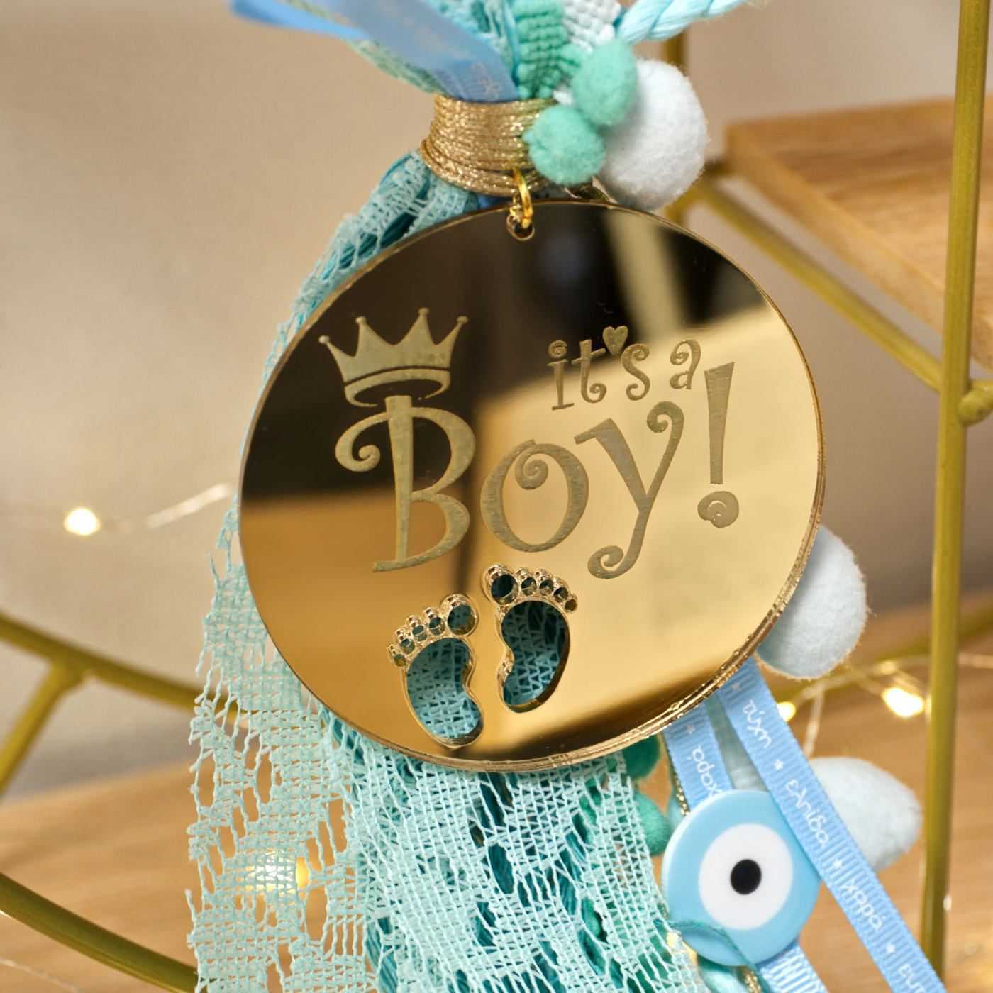 Hanging Lucky Charm Plexi Newborn — Pendants & charms from Toolittle — additional view 6