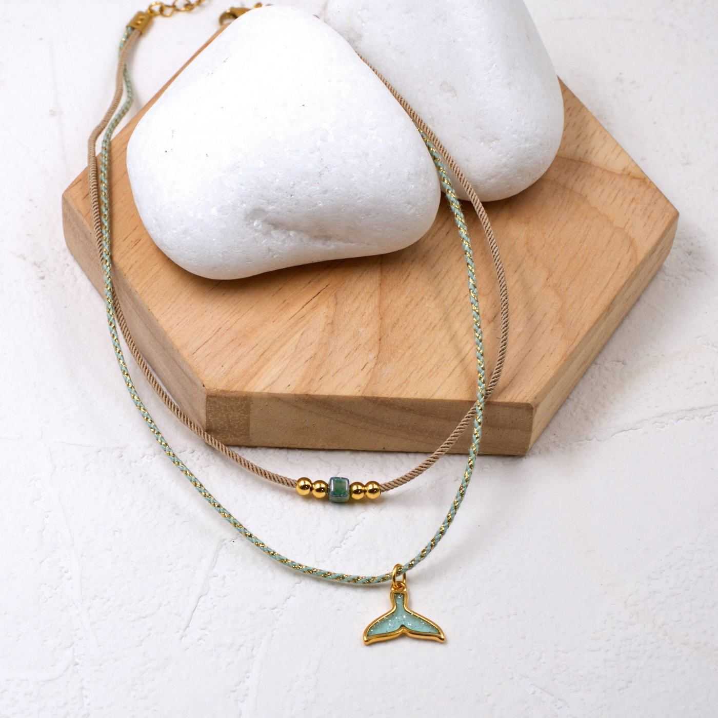 Fish Tail Short Necklace — Necklaces from Toolittle — additional view 3