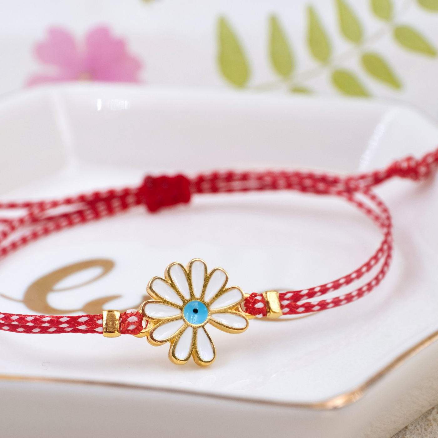 Evil Eye Daisy Martaki Bracelet — Bracelets from Toolittle — additional view 2