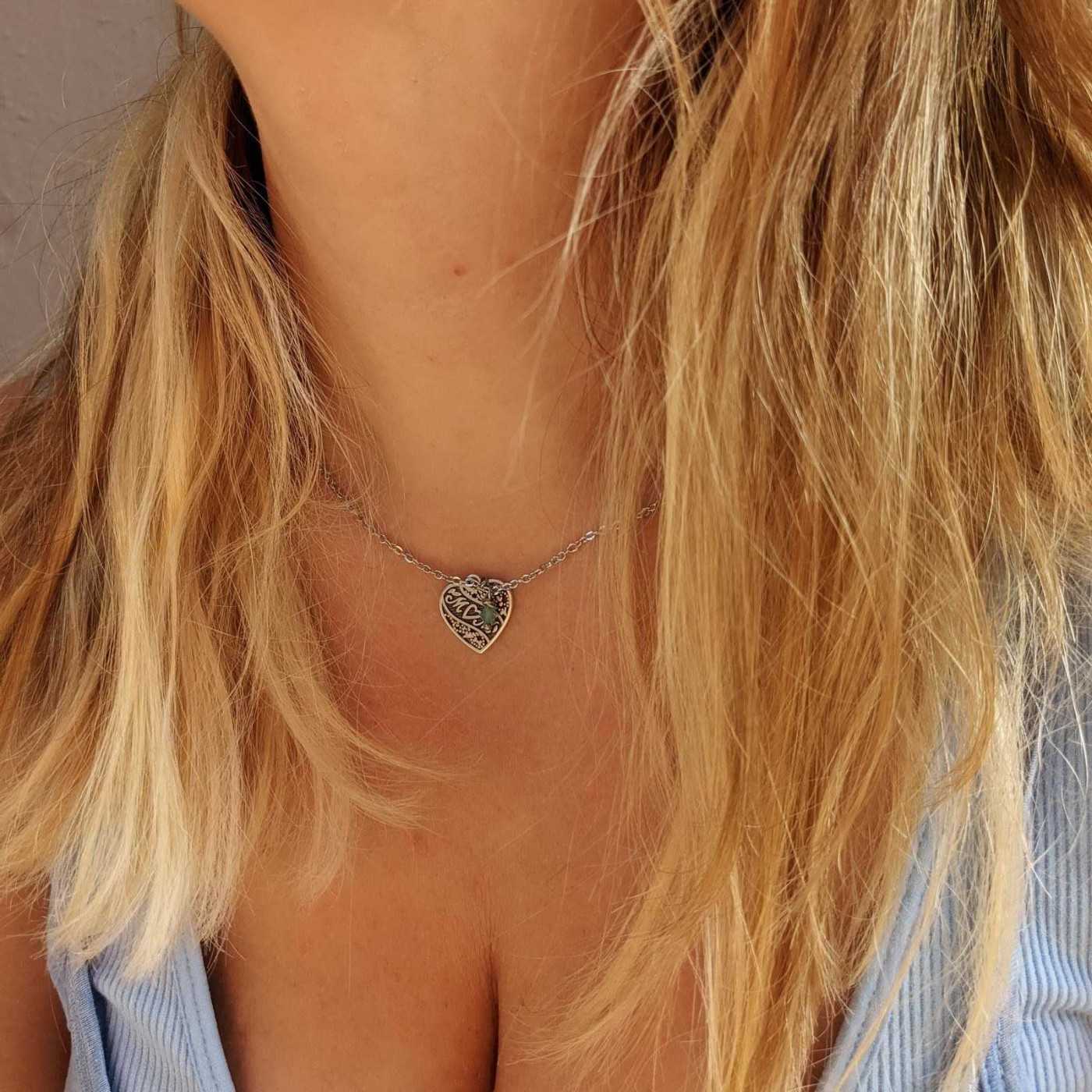 Mum's Heart Necklace — Necklaces from Toolittle — additional view 3