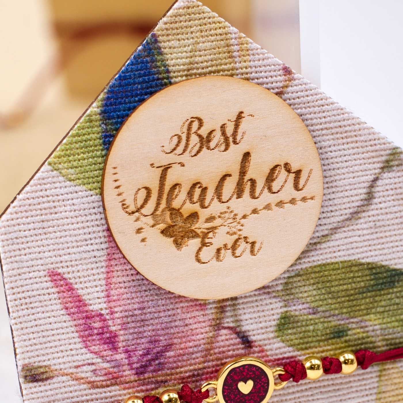Gift for the Teacher - Heart Bracelet — Bracelets from Toolittle — additional view 3