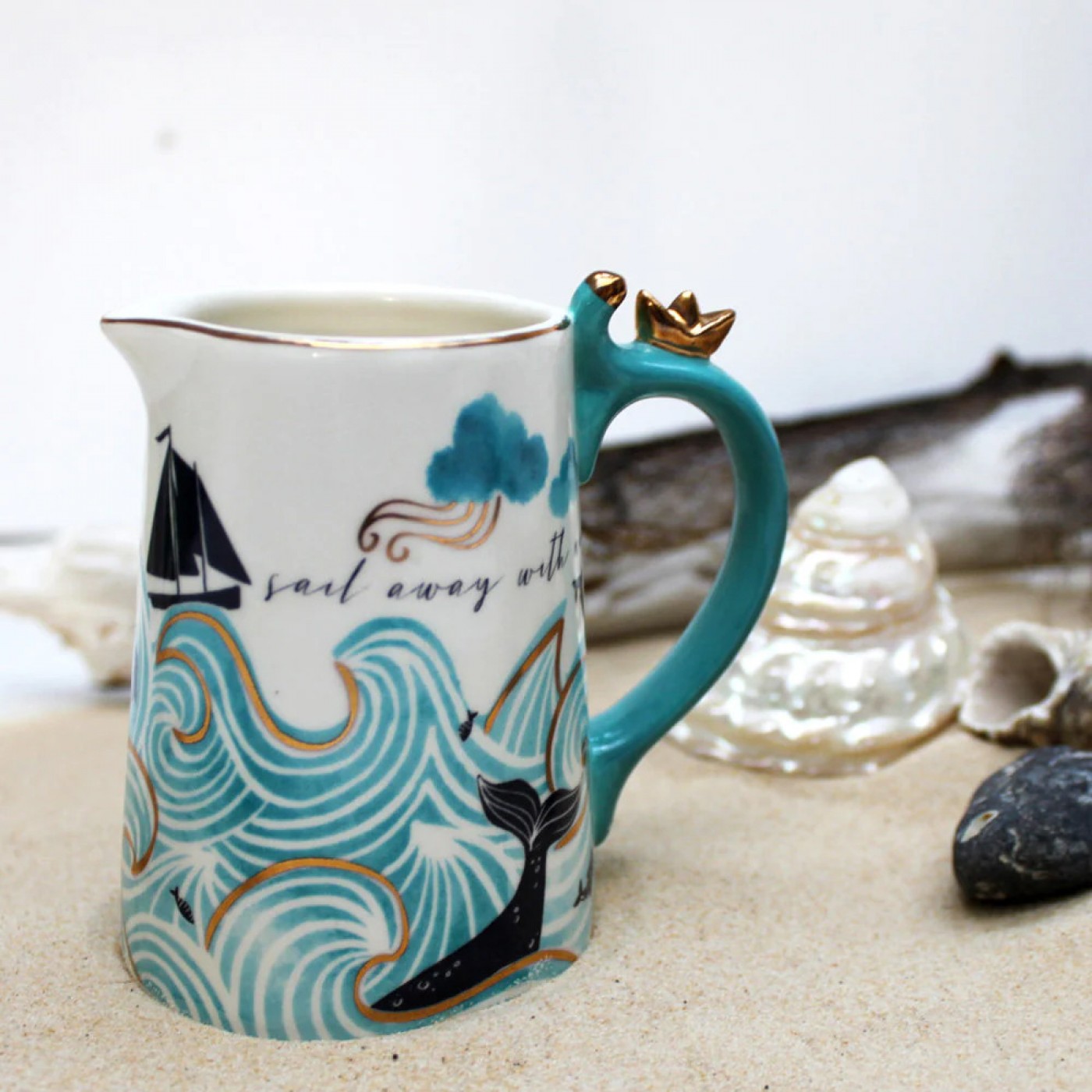By The Sea Storm Jug