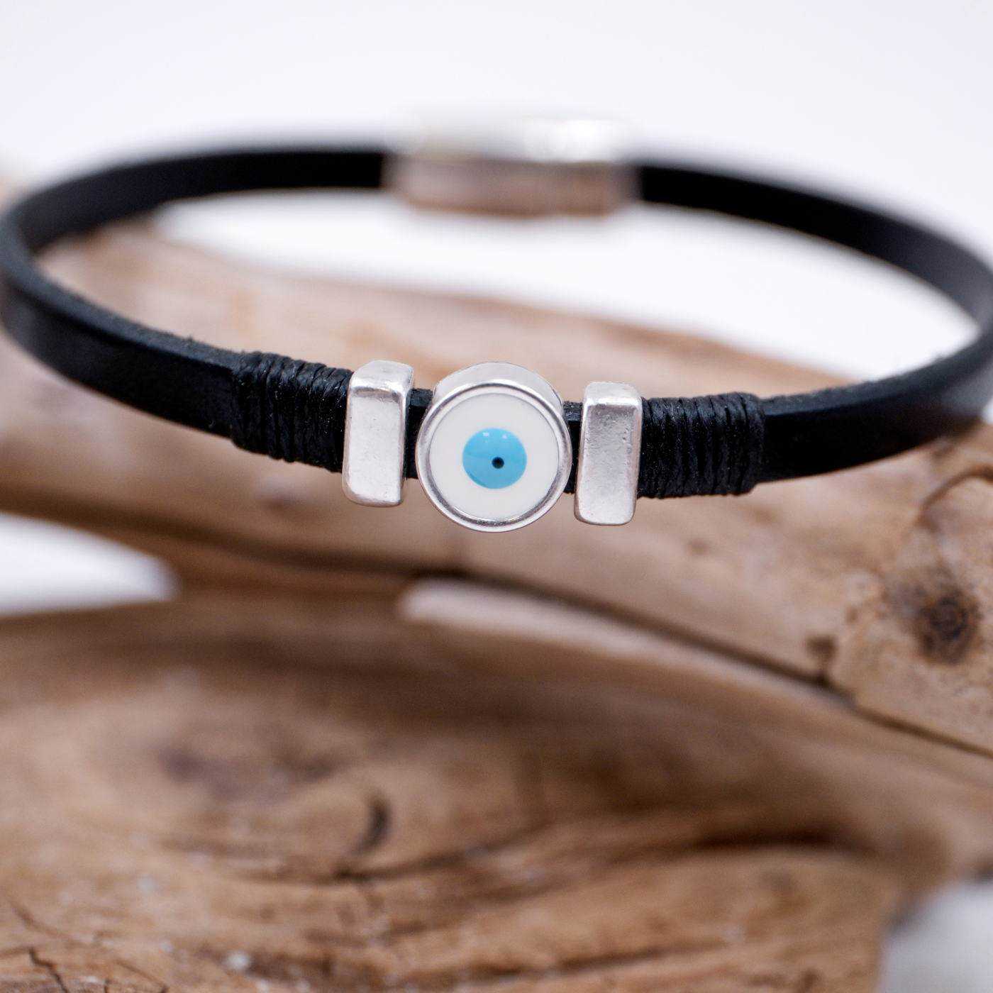Men's Bracelet with Evil Eye — Bracelets from Toolittle — additional view 2