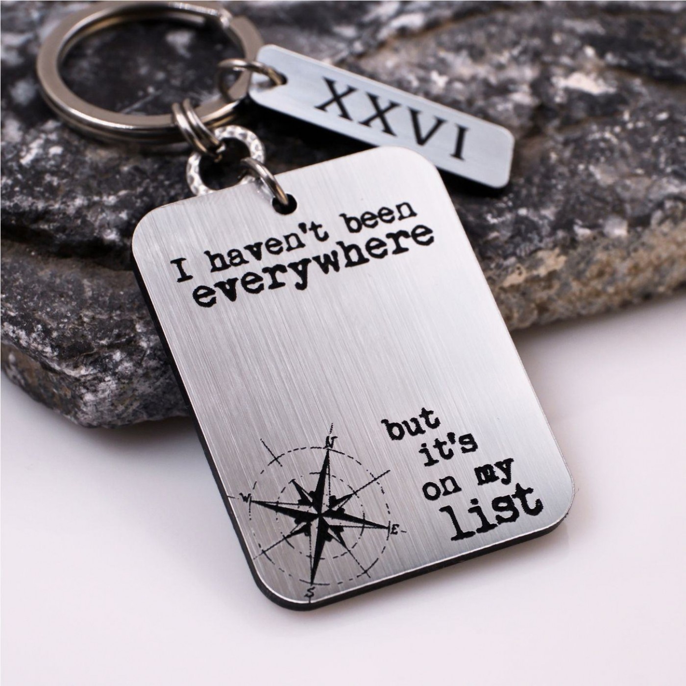 Men’s Lucky Keychain XXVI - Compass — Pendants & charms from Toolittle — additional view 4
