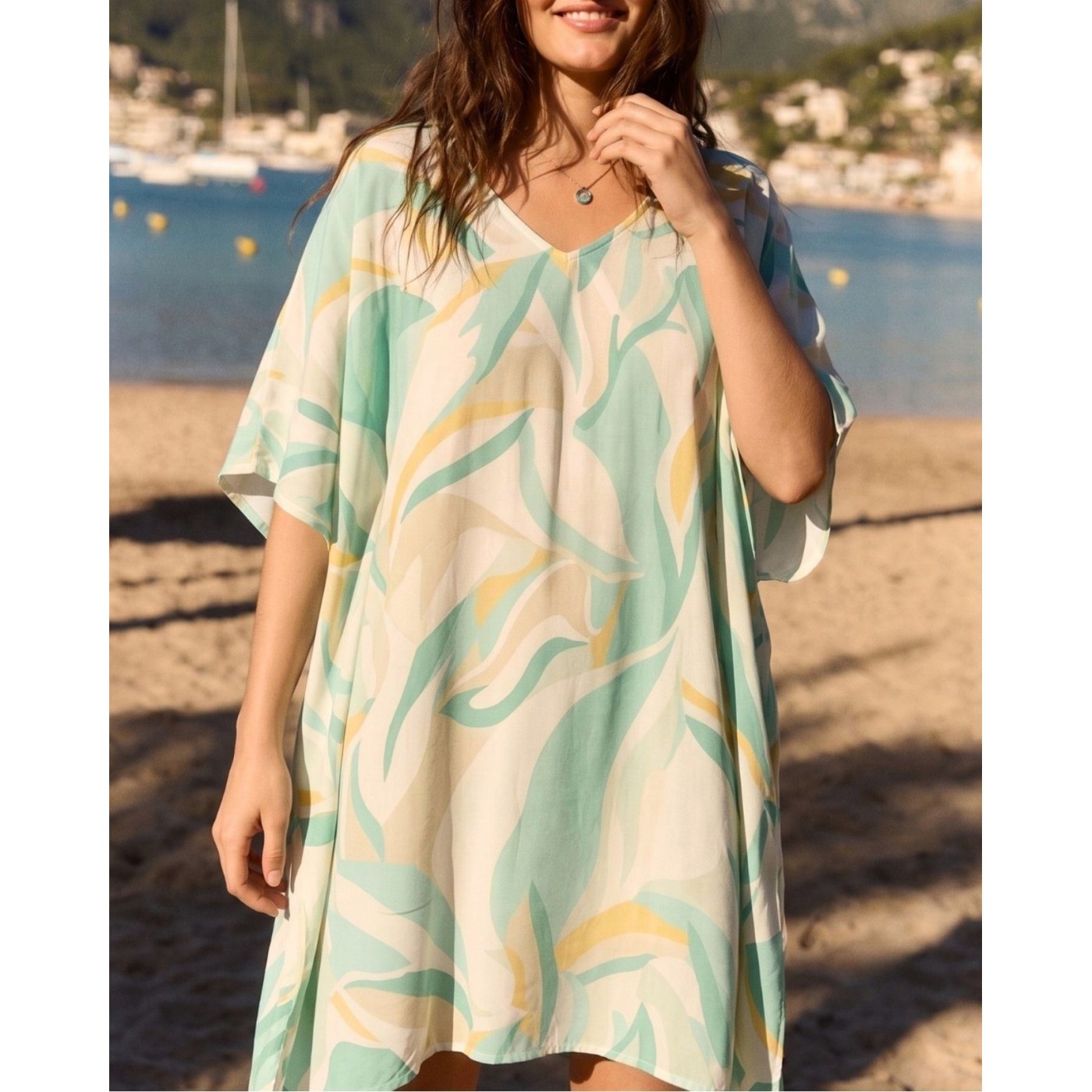 KOKKOSAMMOU Short caftan Kythera — Dresses from Toolittle — additional view 2