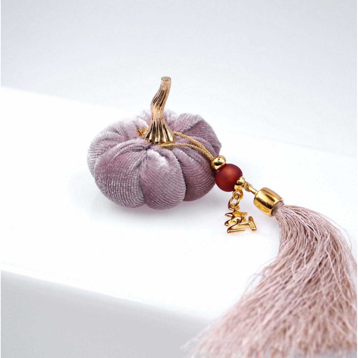 Soft Velvet Lucky Charm Pumpkin — Pendants & charms from Toolittle — additional view 2