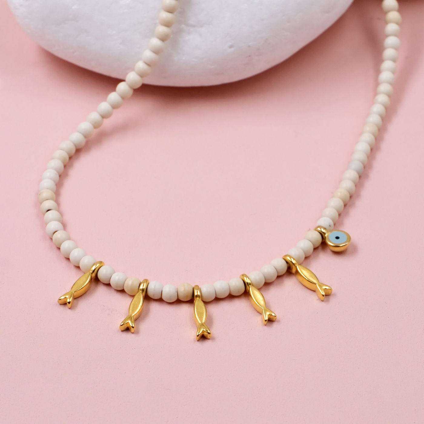 School of Fish Short Necklace — Necklaces from Toolittle — additional view 3