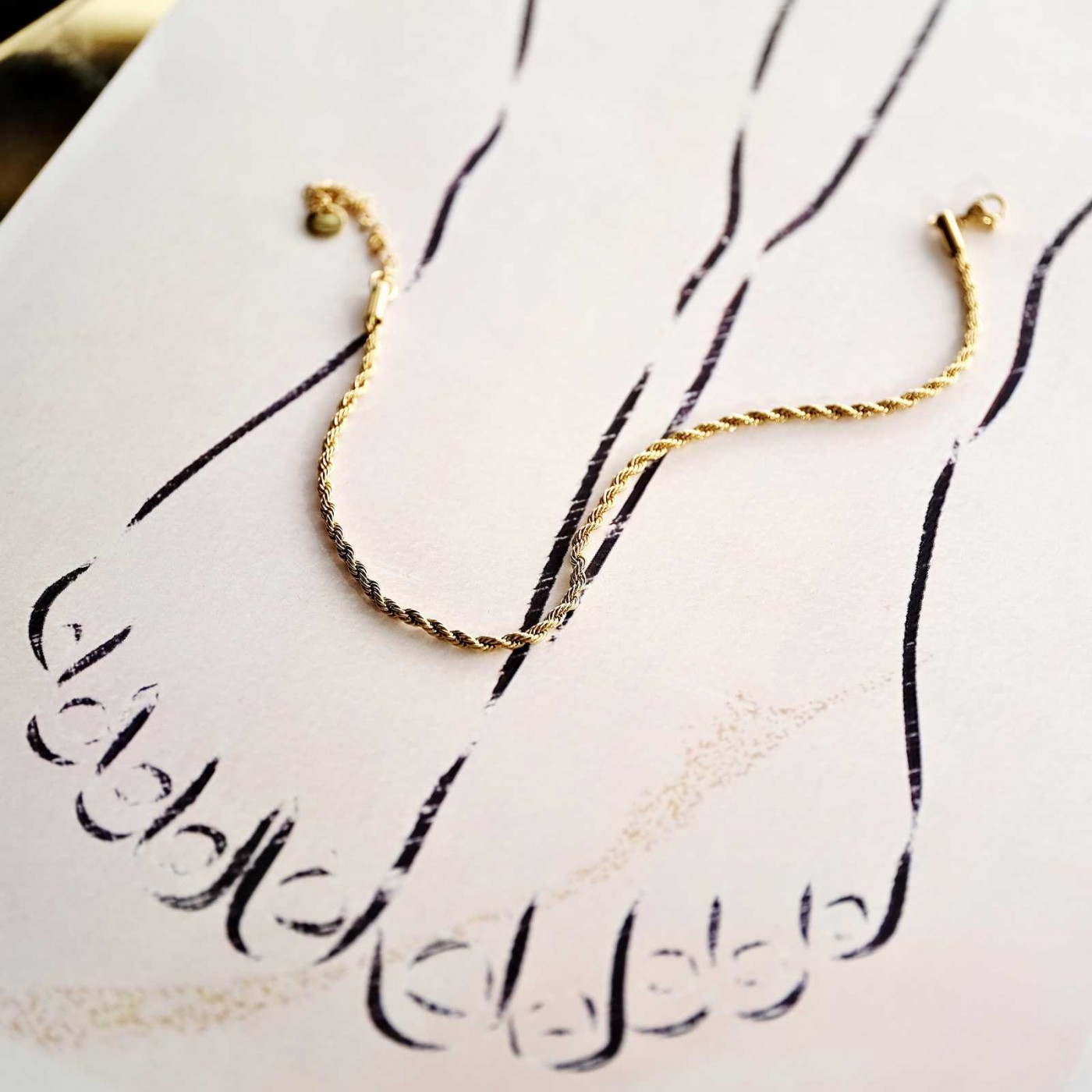 Stainless steel anklet — Anklets from Toolittle — additional view 5