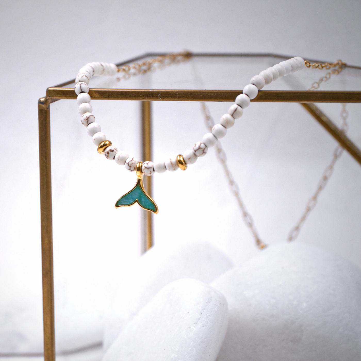 Fish Tail Short Necklace — Necklaces from Toolittle — additional view 2