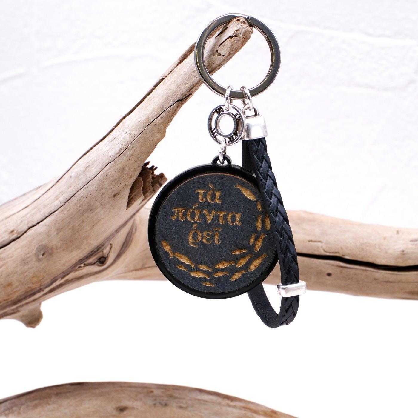 Men's Keychain made of Leather — Pendants & charms from Toolittle — additional view 3