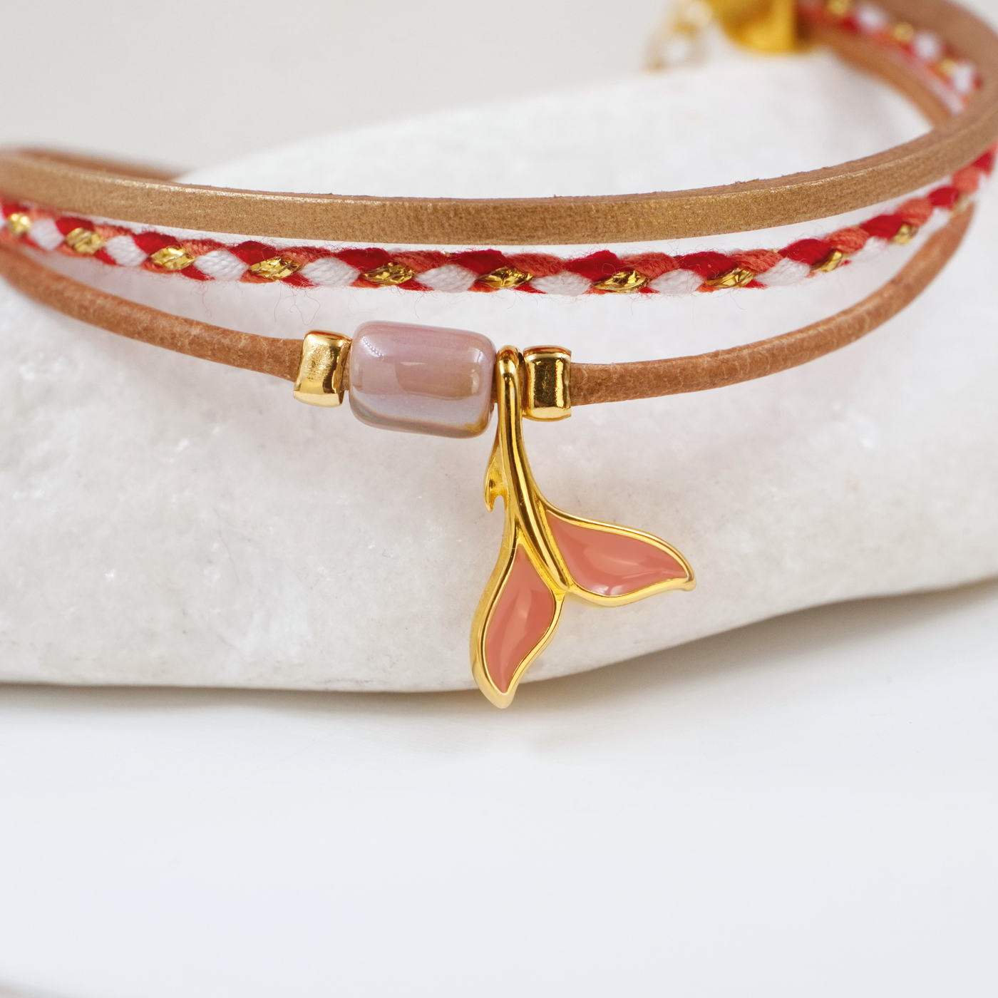 Leather & Cord Women's Bracelet — Bracelets from Toolittle — additional view 3