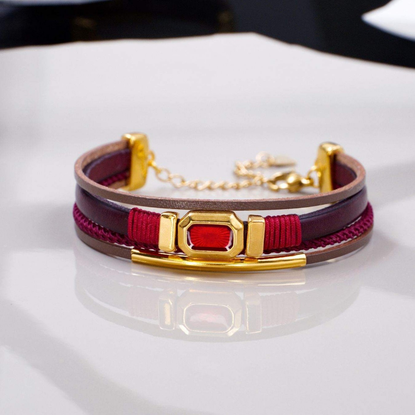 Women's Leather Bracelet — Bracelets from Toolittle — additional view 3