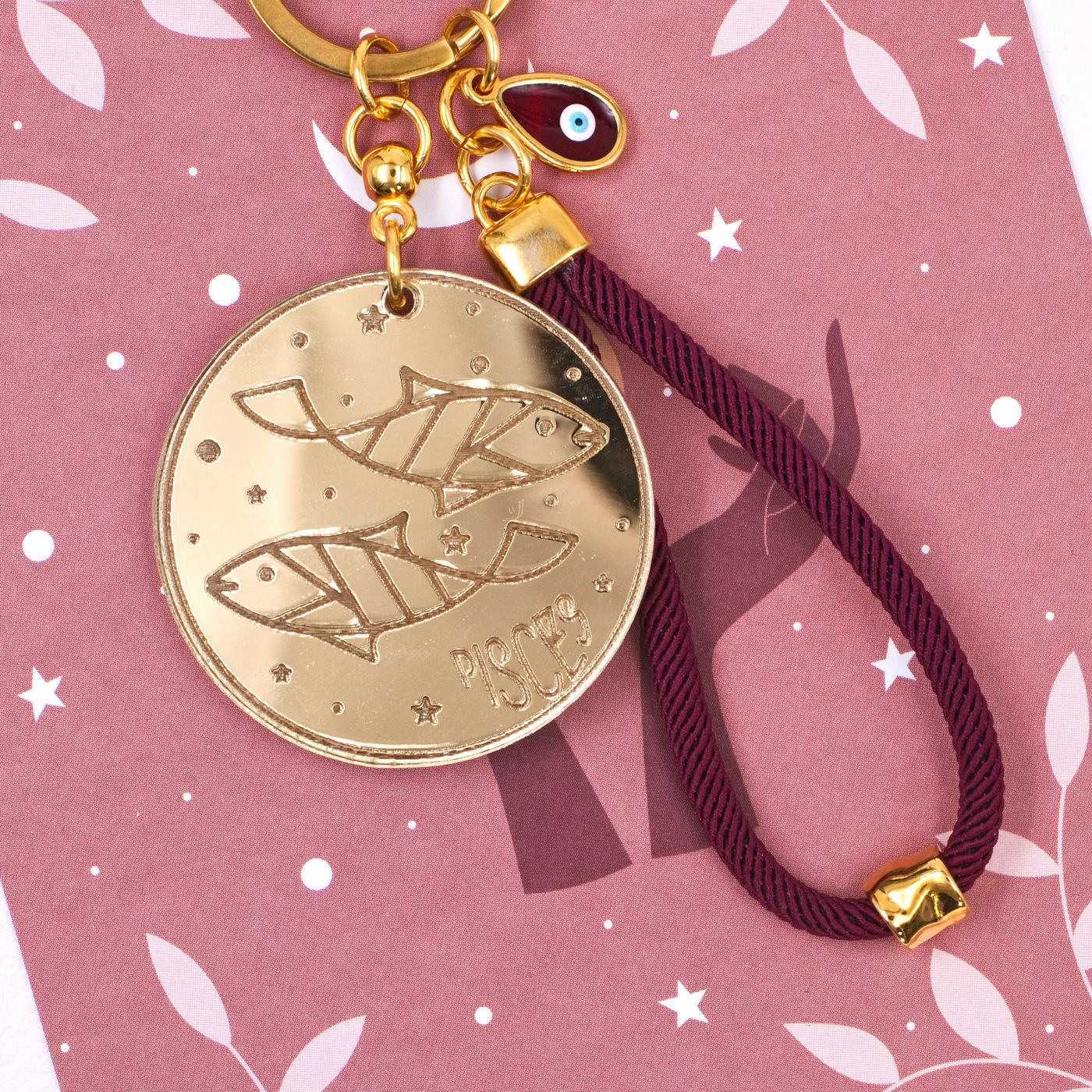 Pisces Sign Keychain — Pendants & charms from Toolittle — additional view 4