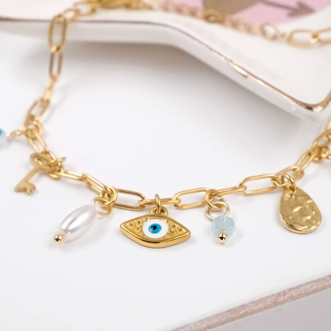 Evil Eye Chain Bracelet