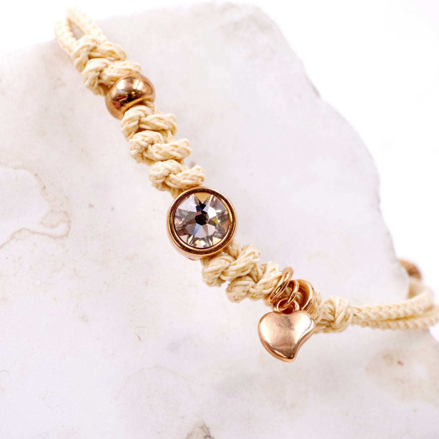 Cord Bracelet with Crystal — Bracelets from Toolittle — additional view 3
