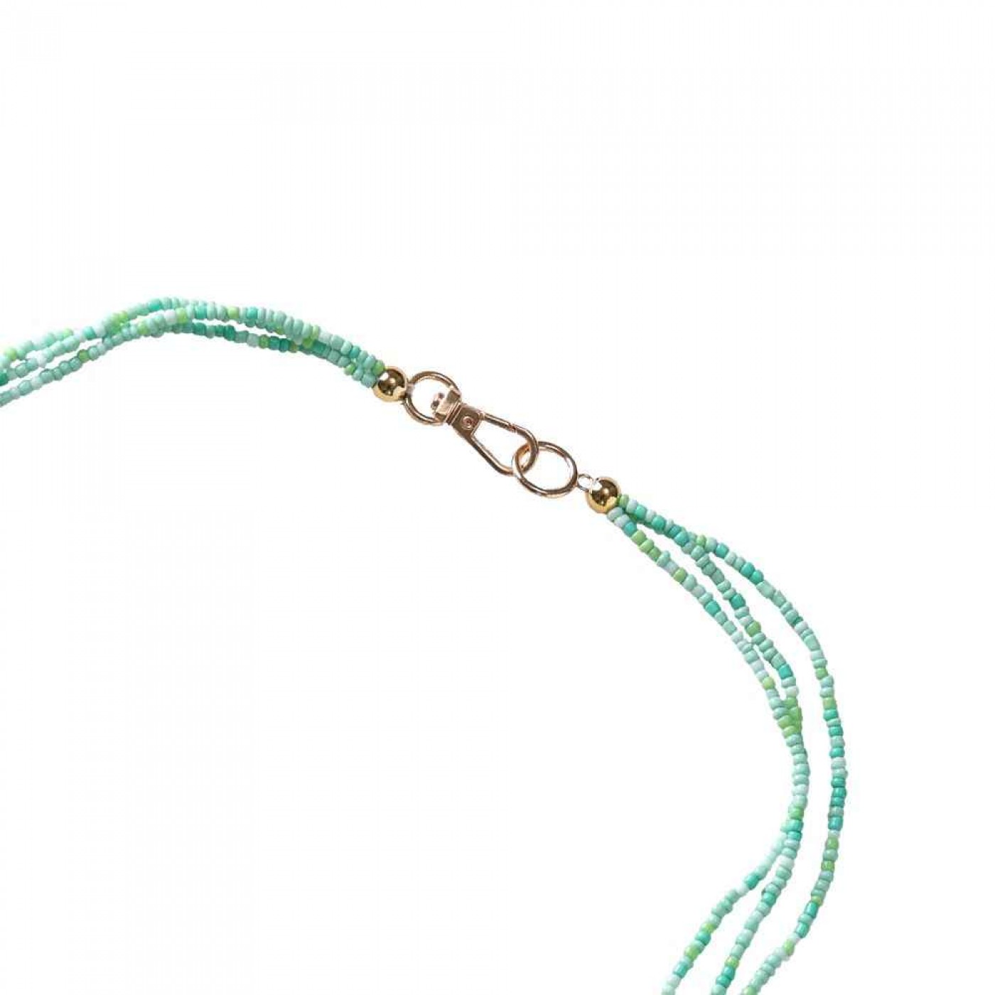 Layered Necklace with Beads & Crystals — Necklaces from Toolittle — additional view 3