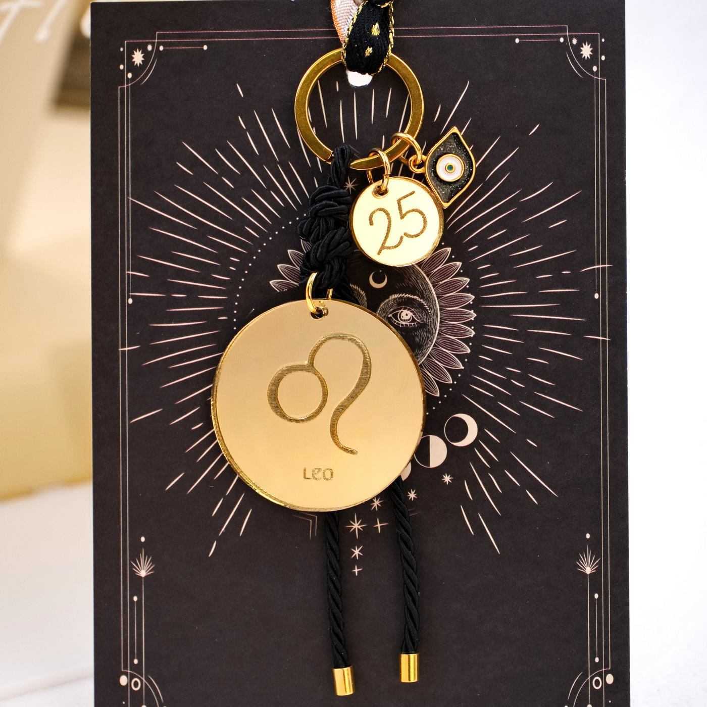 Leo Sign Lucky Keychain — Pendants & charms from Toolittle — additional view 3