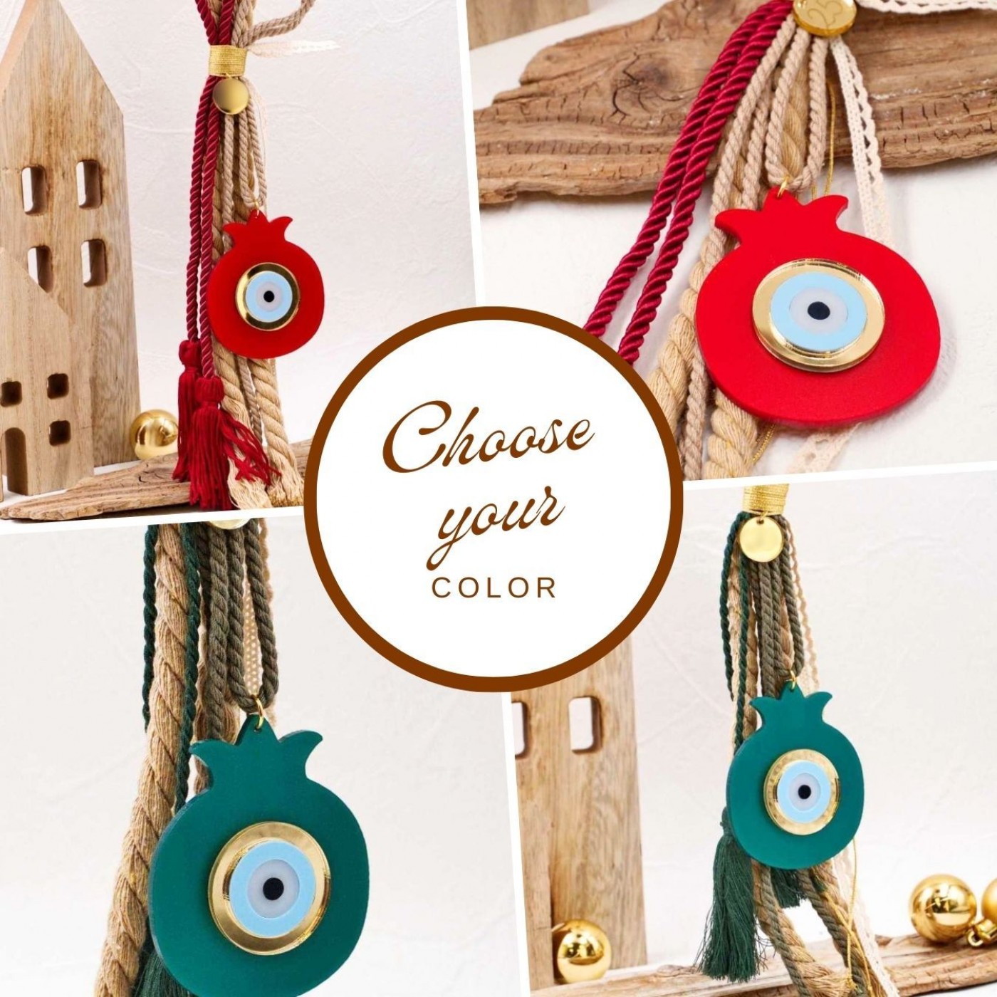 2026 Hanging Lucky Charm with Pomegranate