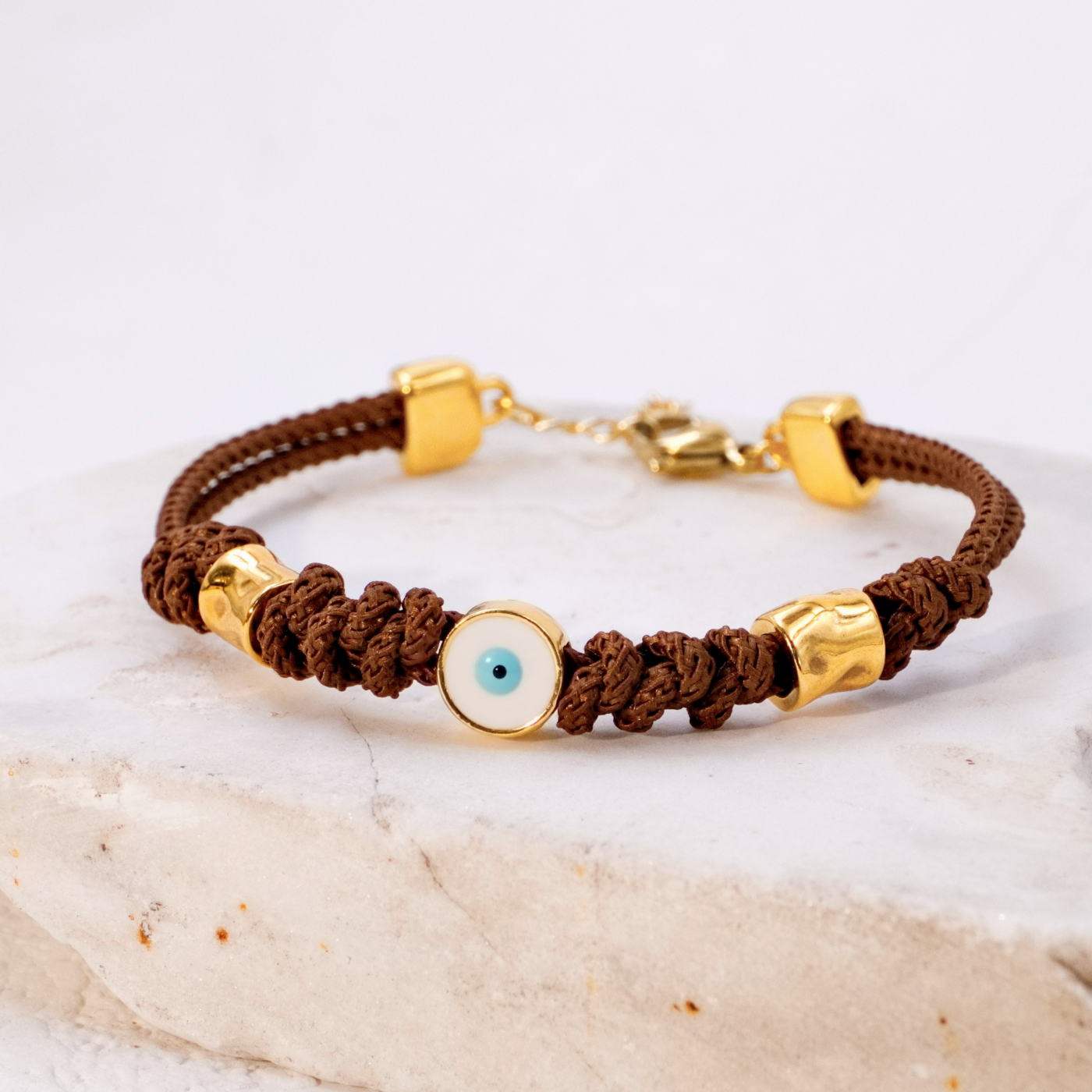 Cord Bracelet with Evil Eye — Bracelets from Toolittle — additional view 2