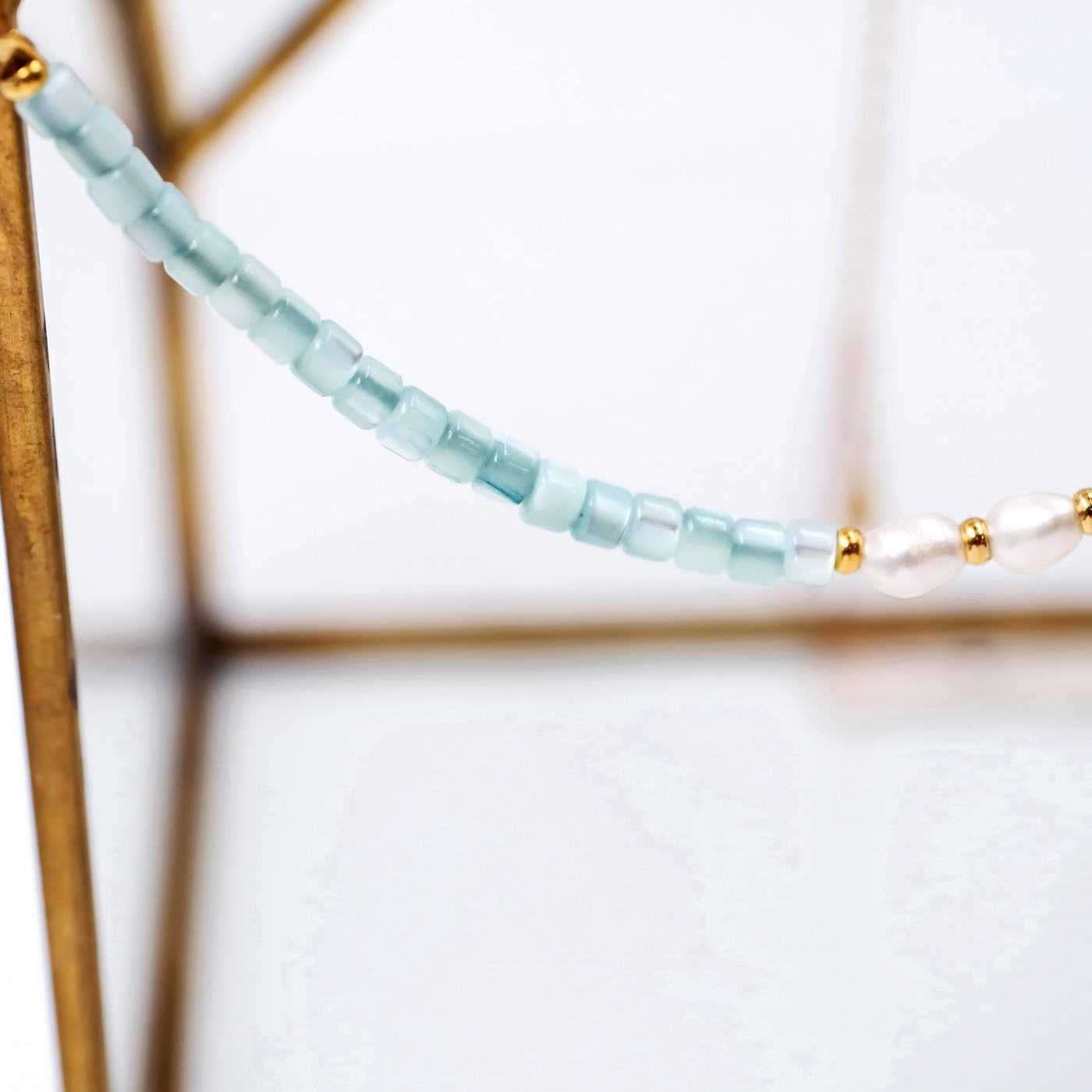 Short necklace Mother of pearl — Necklaces from Toolittle — additional view 3
