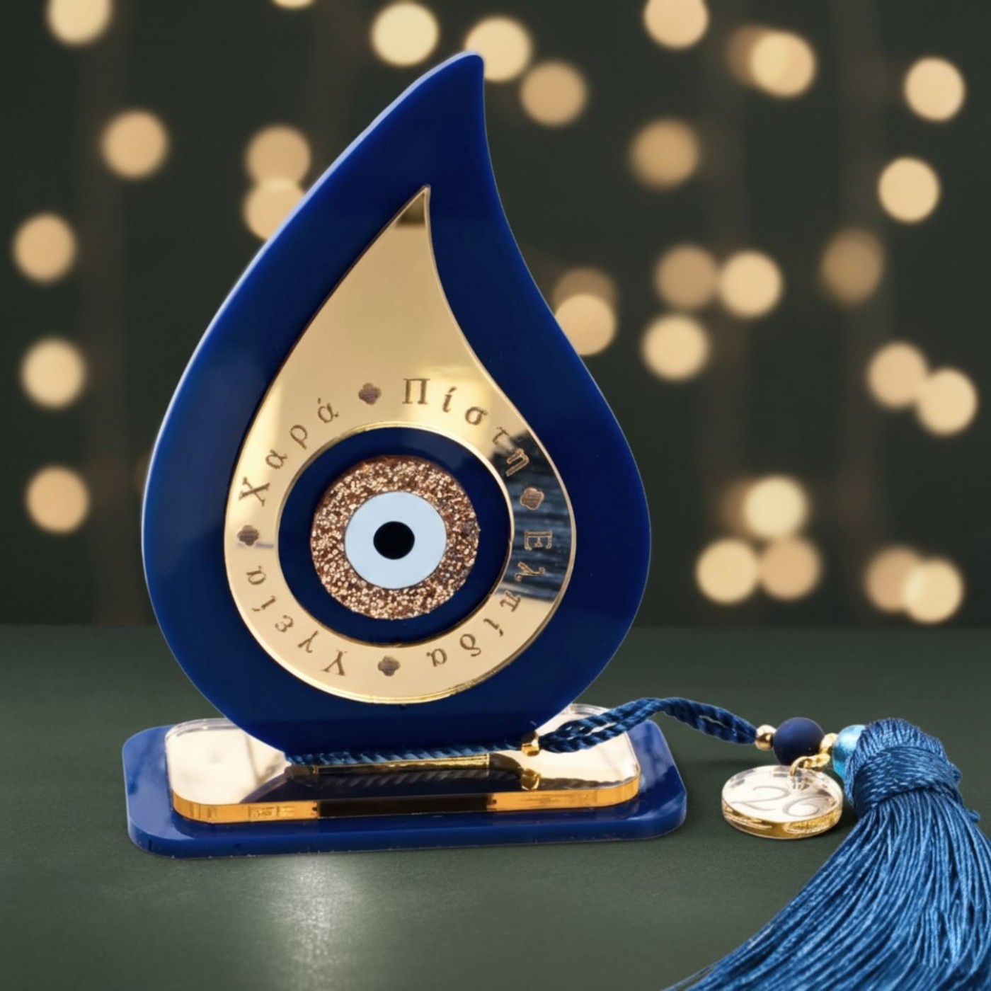 Tabletop 2026 Lucky Charm: Teardrop with Eye & Tassel