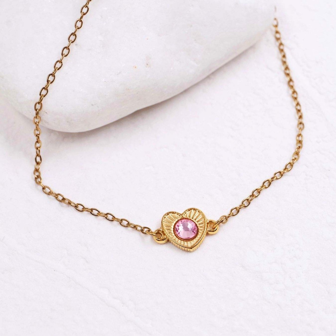 Stainless Steel Jewelry: Heart Chain Bracelet — Bracelets from Toolittle — additional view 3