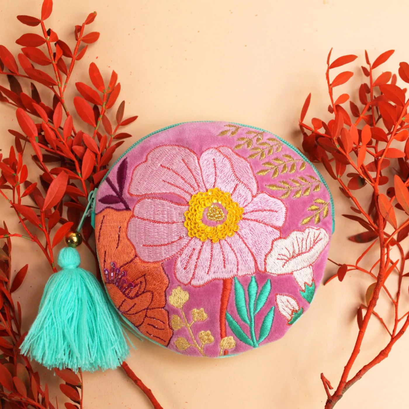 Posy Pink Round Purse — Bags & purses from Toolittle — additional view 4