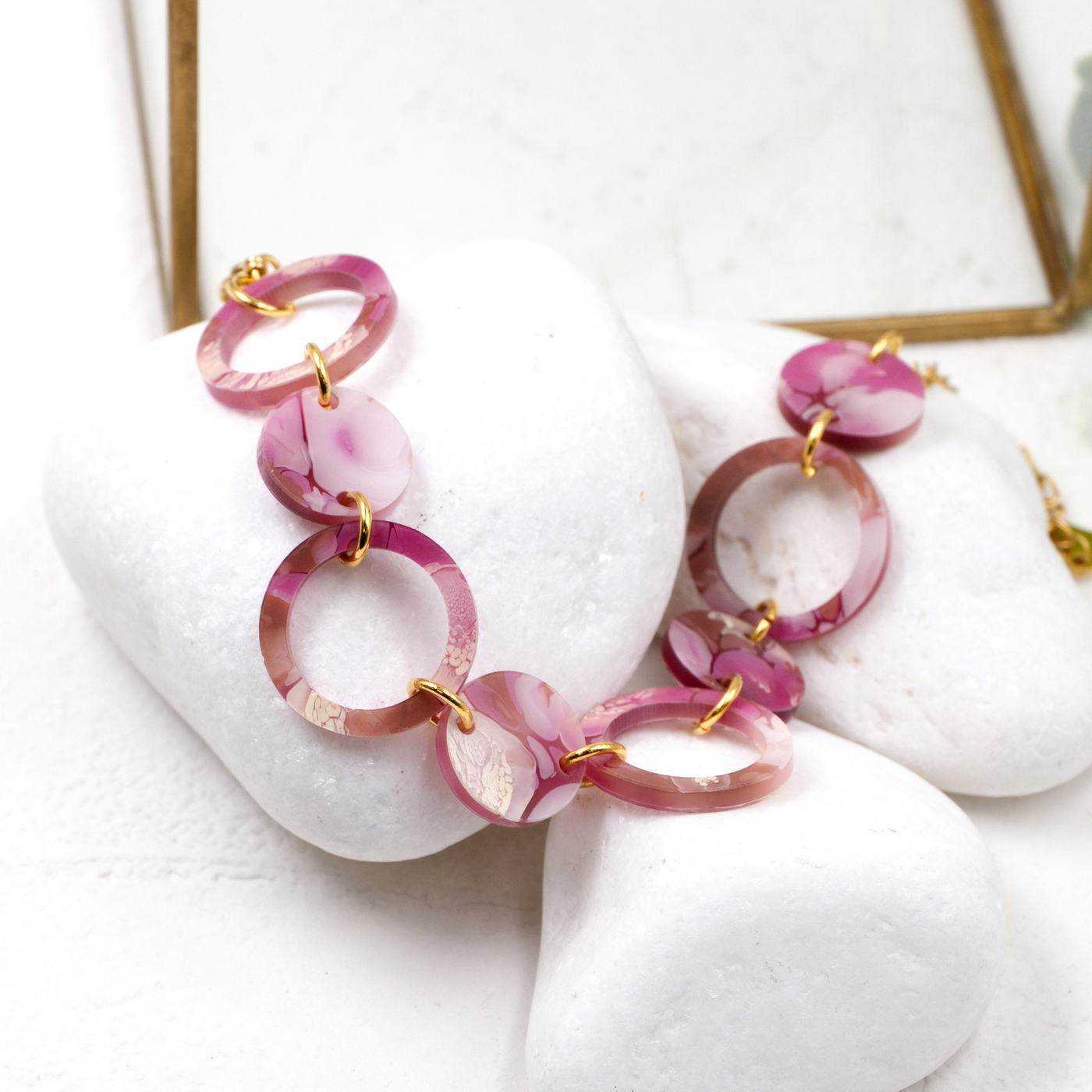 Plexi Rounds chain bracelet — Bracelets from Toolittle — additional view 5