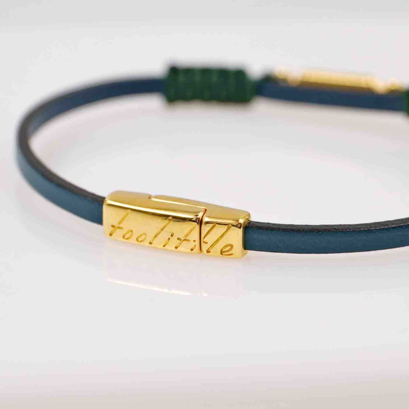Leather Bracelet Toolittle Glitter — Bracelets from Toolittle — additional view 3