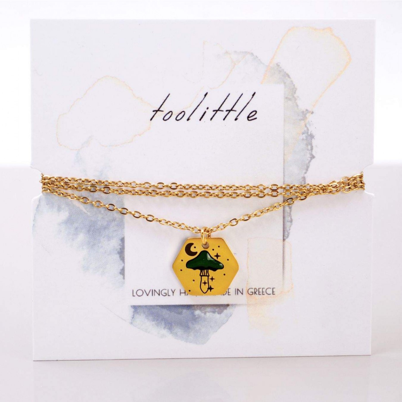 Lucky 2026 Necklace - Handmade of Steel & Enamel — Pendants & charms from Toolittle — additional view 3