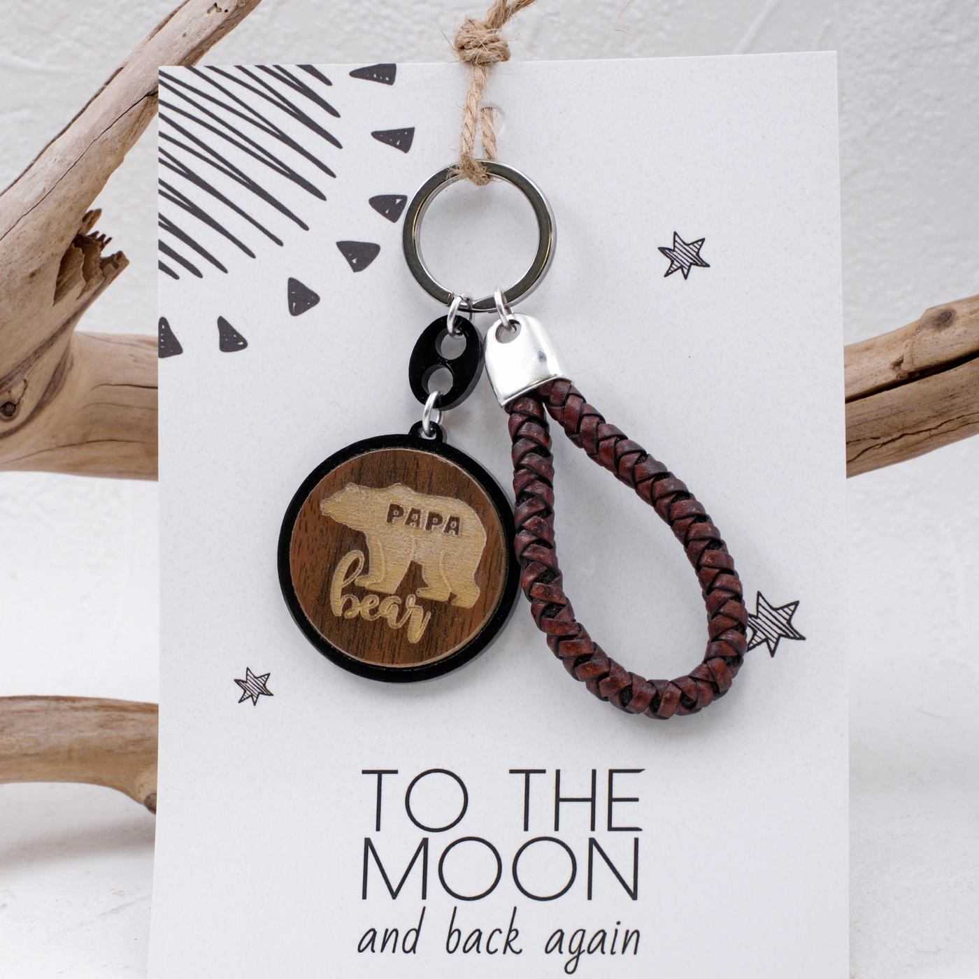 Papa Bear Men's Keychain — Pendants & charms from Toolittle — additional view 3