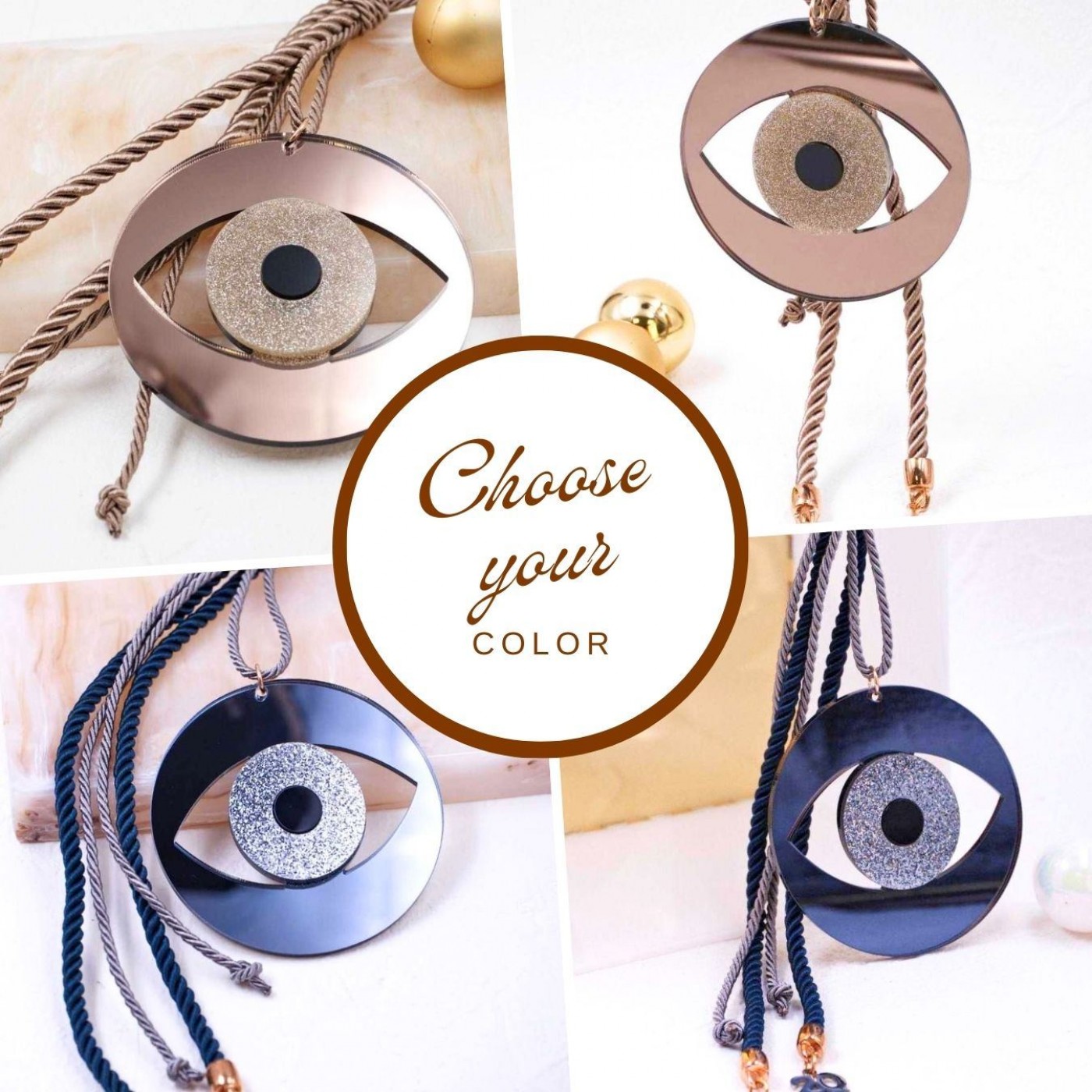 2026 Plexiglass Evil Eye Lucky Charm
