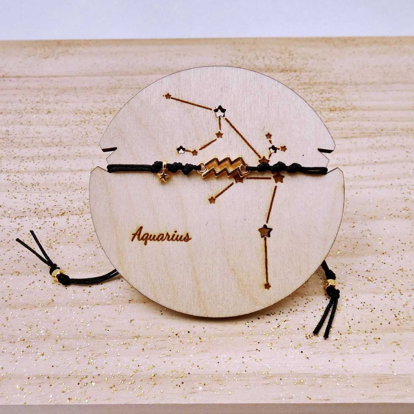 Aquarius Synastry Chart Bracelet — Bracelets from Toolittle — additional view 3