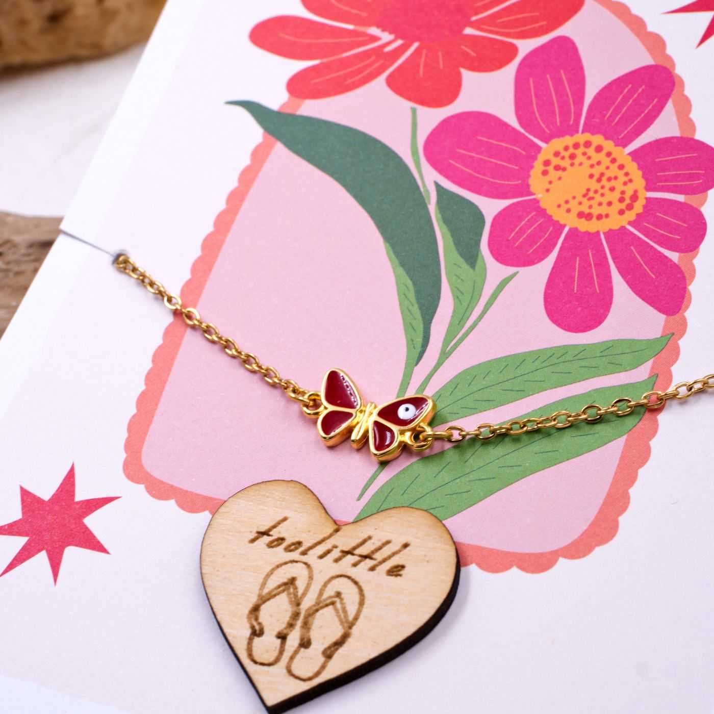 Butterfly Anklet Chain Bracelet — Anklets from Toolittle — additional view 2