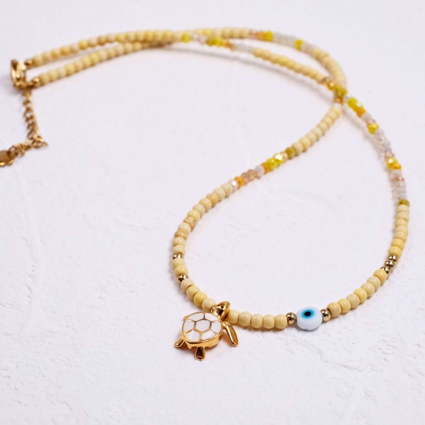 Enamelled Sea Turtle Necklace - Color Option — Necklaces from Toolittle — additional view 6