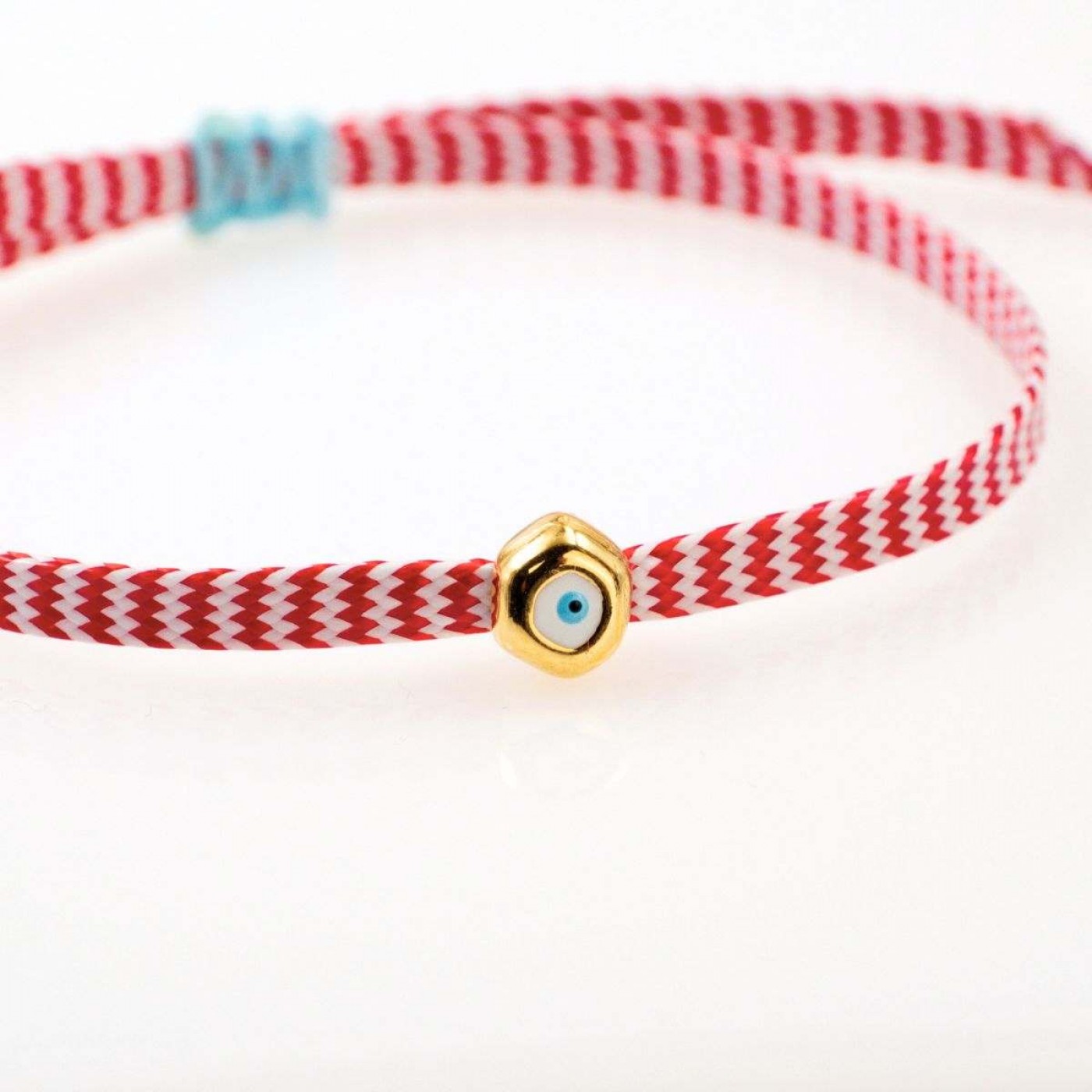 Women’s Martaki Bracelet with Enamelled Evil Eye — Bracelets from Toolittle — additional view 2
