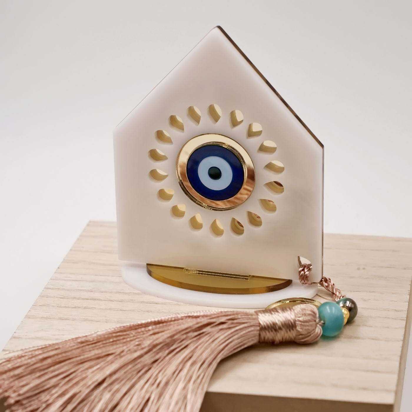 Plexiglass Lucky Charm "House with Evil Eye" — Pendants & charms from Toolittle — additional view 2