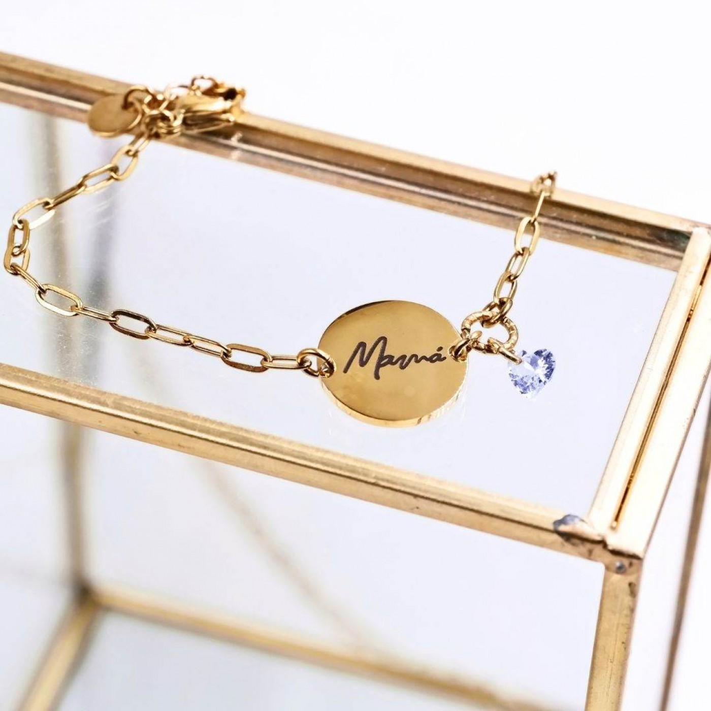 Stainless Steel Jewelry: Mama Chain Bracelet — Bracelets from Toolittle — additional view 3