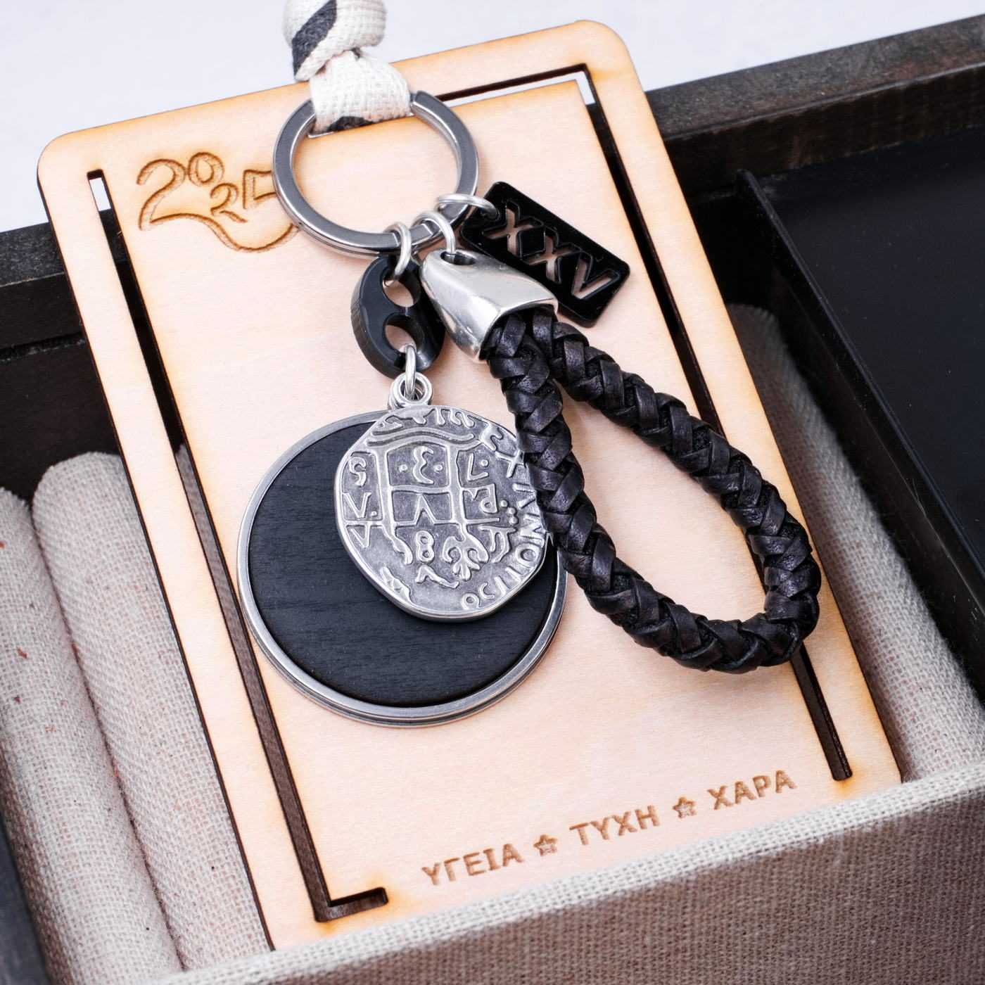 2026 Men's Lucky Keychain - Pirate's Chest — Pendants & charms from Toolittle — additional view 2