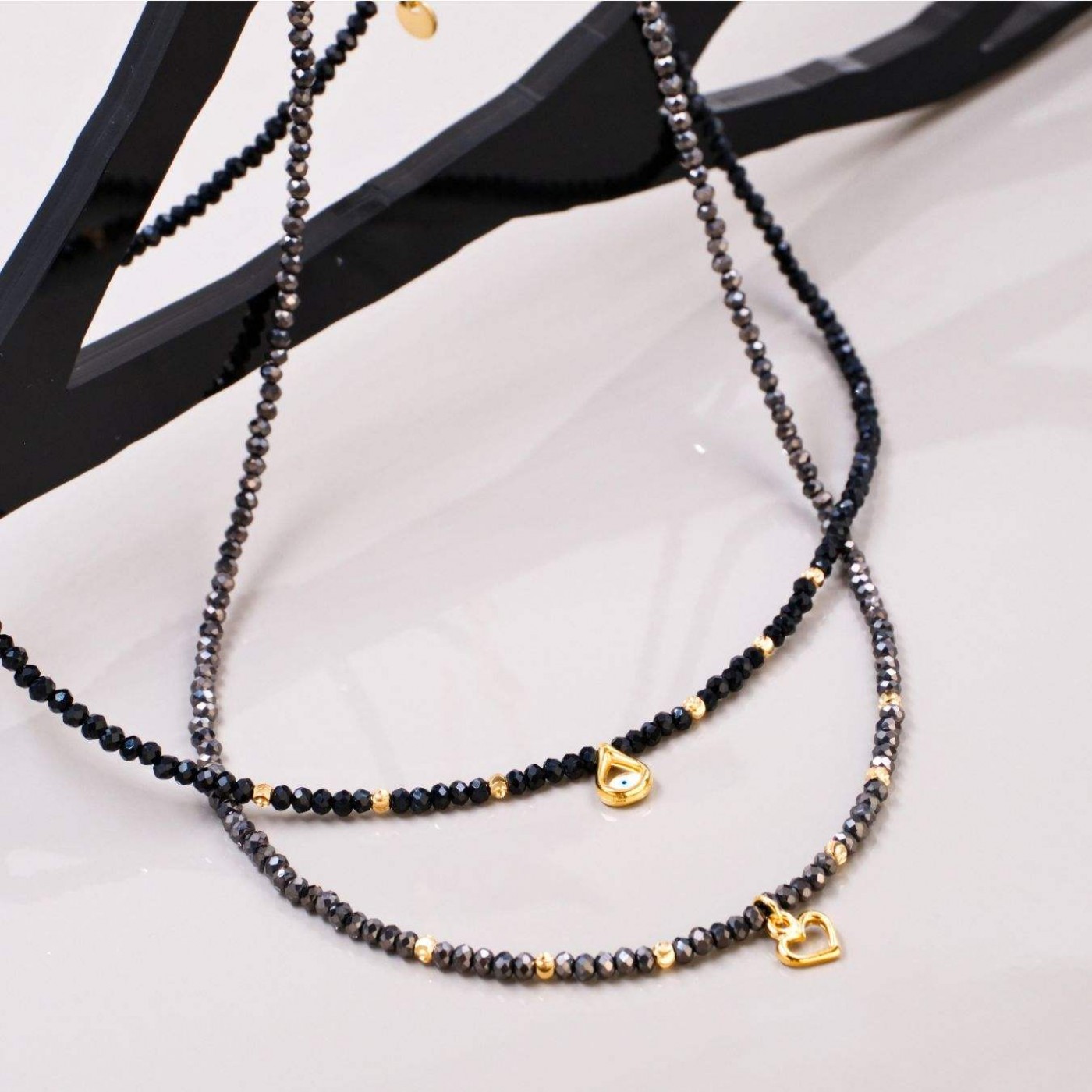 Crystal Jewelry: Handmade Heart Necklace — Necklaces from Toolittle — additional view 2