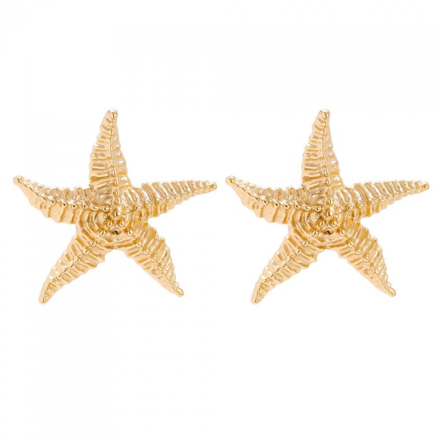 Stainless Steel Earrings – Starfish — Earrings from Toolittle — additional view 4