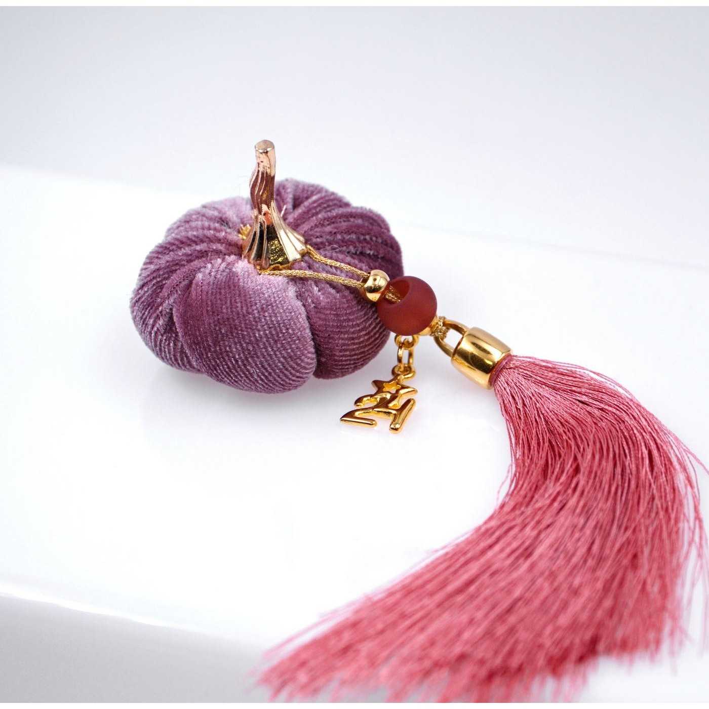 Soft Velvet Lucky Charm Pumpkin