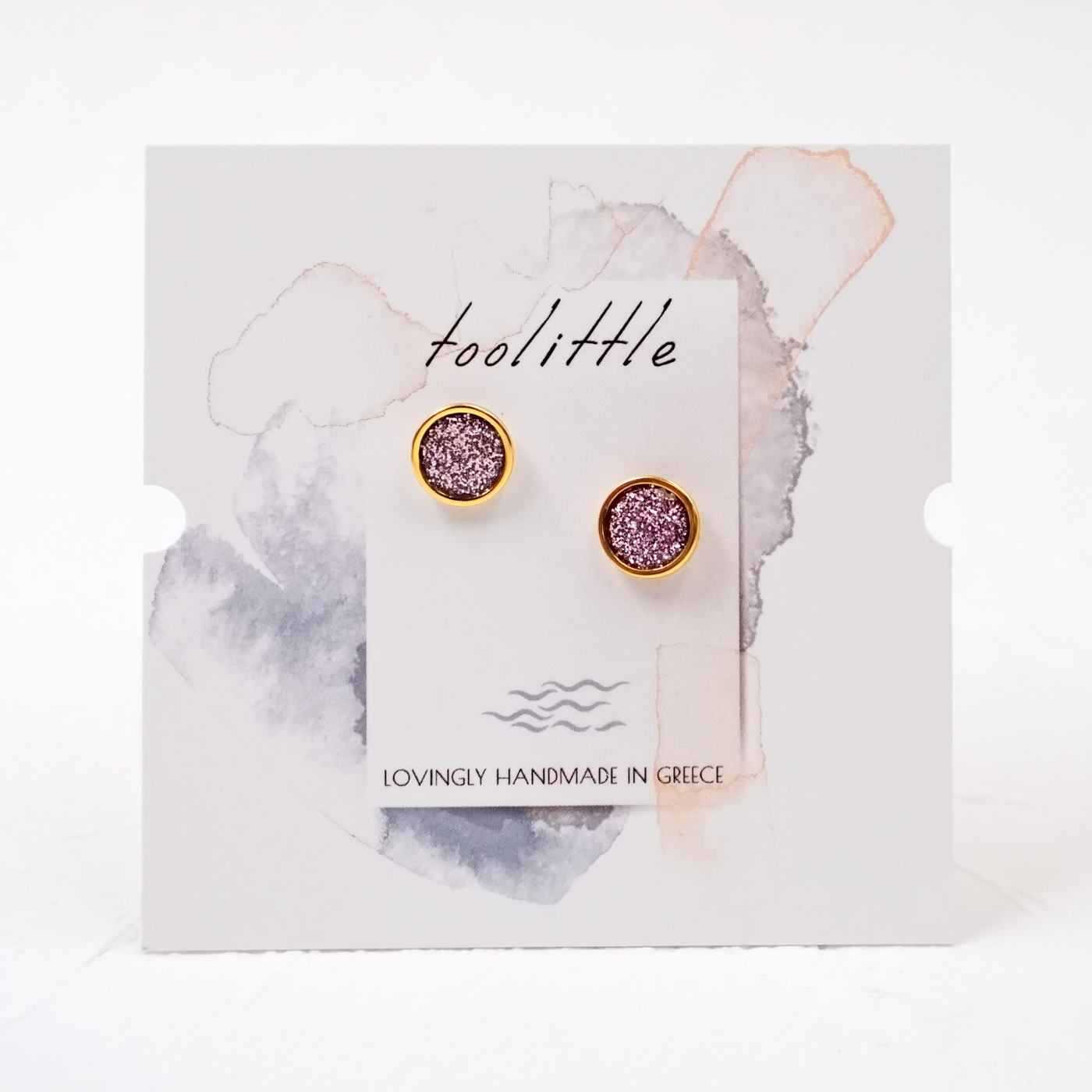 Enamel Earrings Midi Dots — Earrings from Toolittle — additional view 2