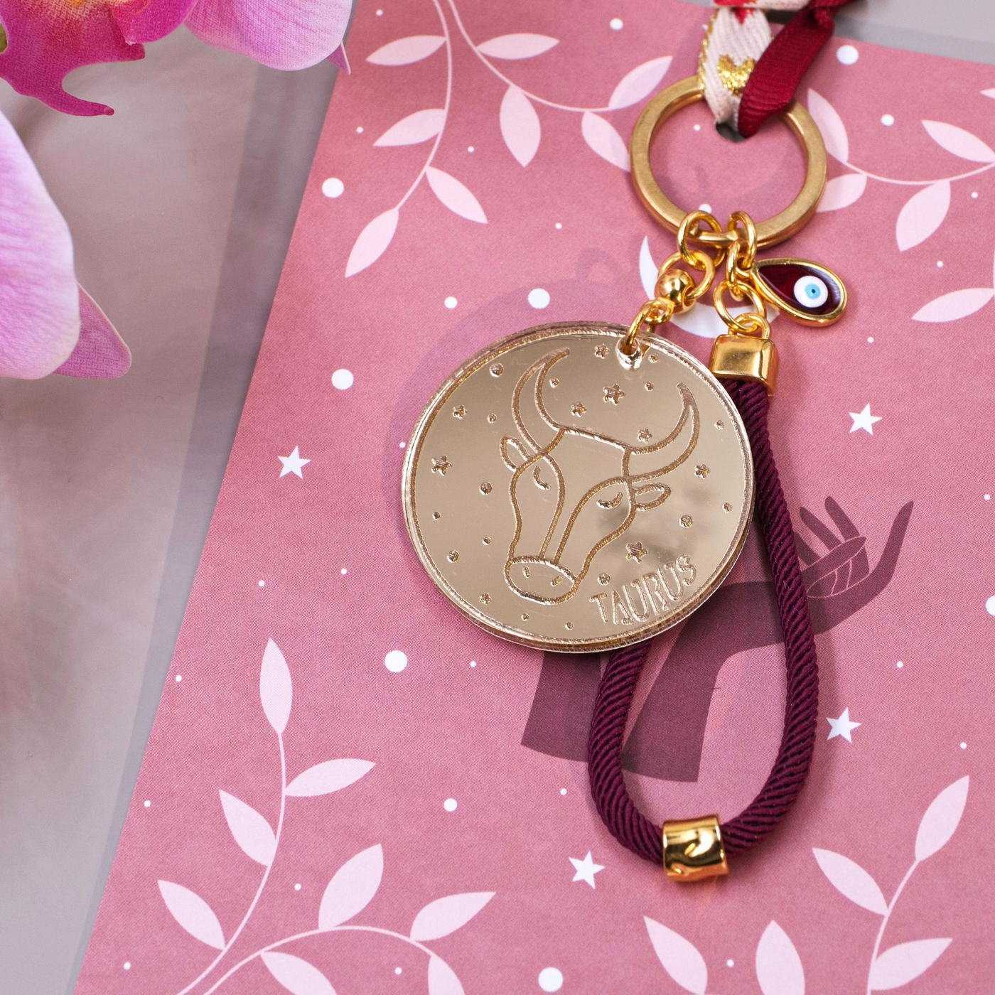 Taurus Sign Keychain — Pendants & charms from Toolittle — additional view 3