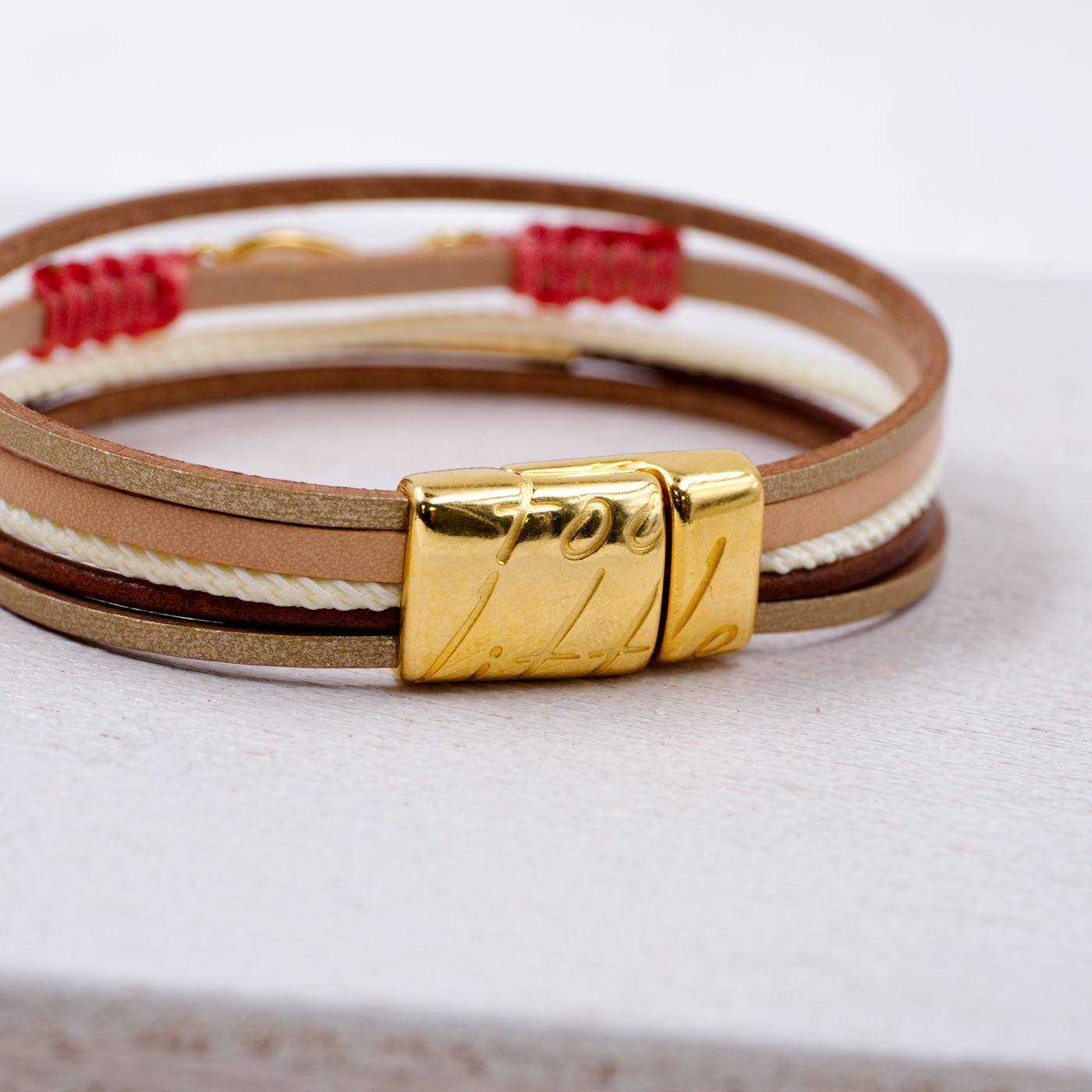 Enamelled Fish Leather Bracelet — Bracelets from Toolittle — additional view 5