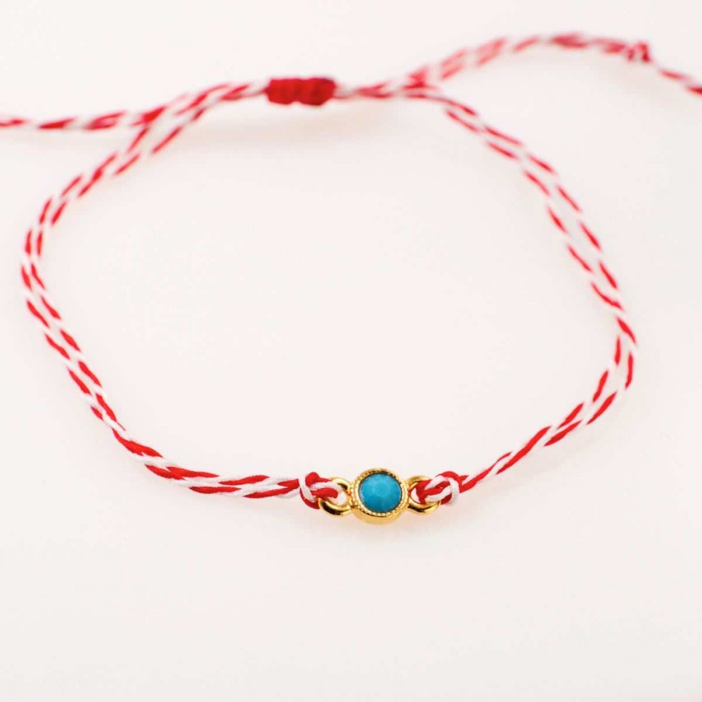 Women’s Martaki Bracelet with Turquoise Stone | Handmade — Bracelets from Toolittle — additional view 3