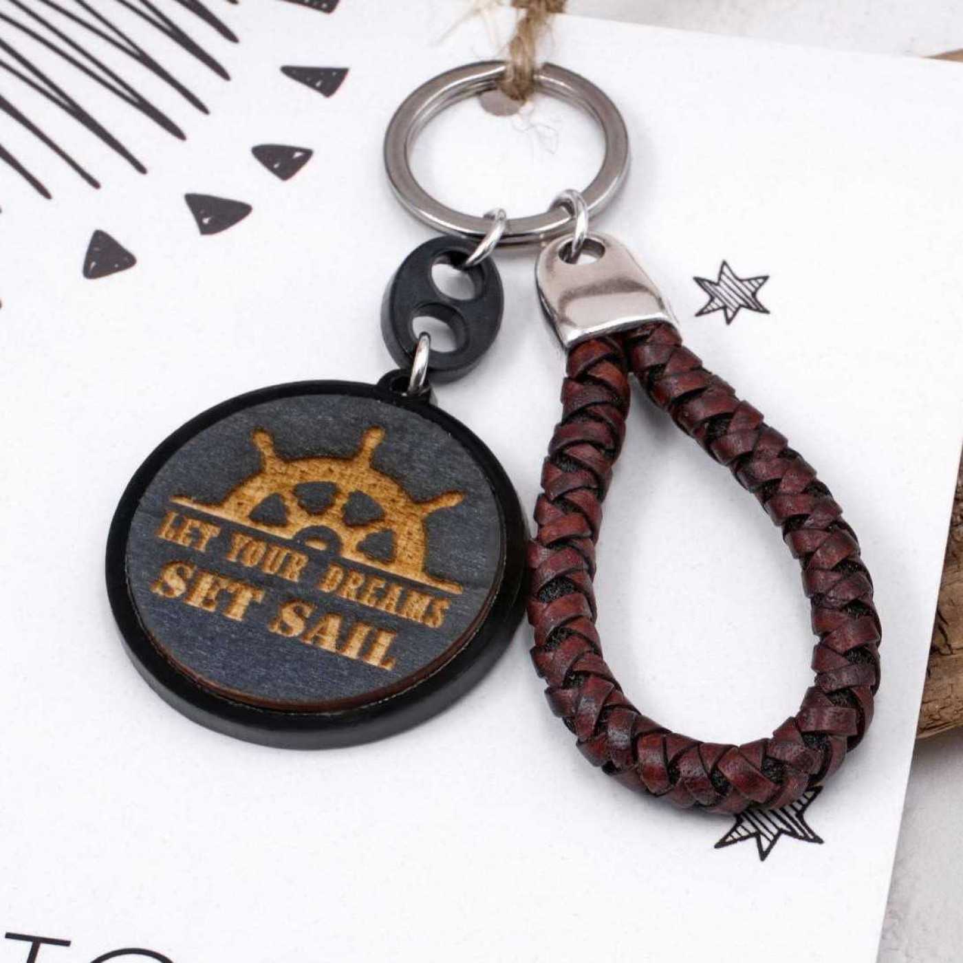 Sail Dream Men's Keychain — Pendants & charms from Toolittle — additional view 2